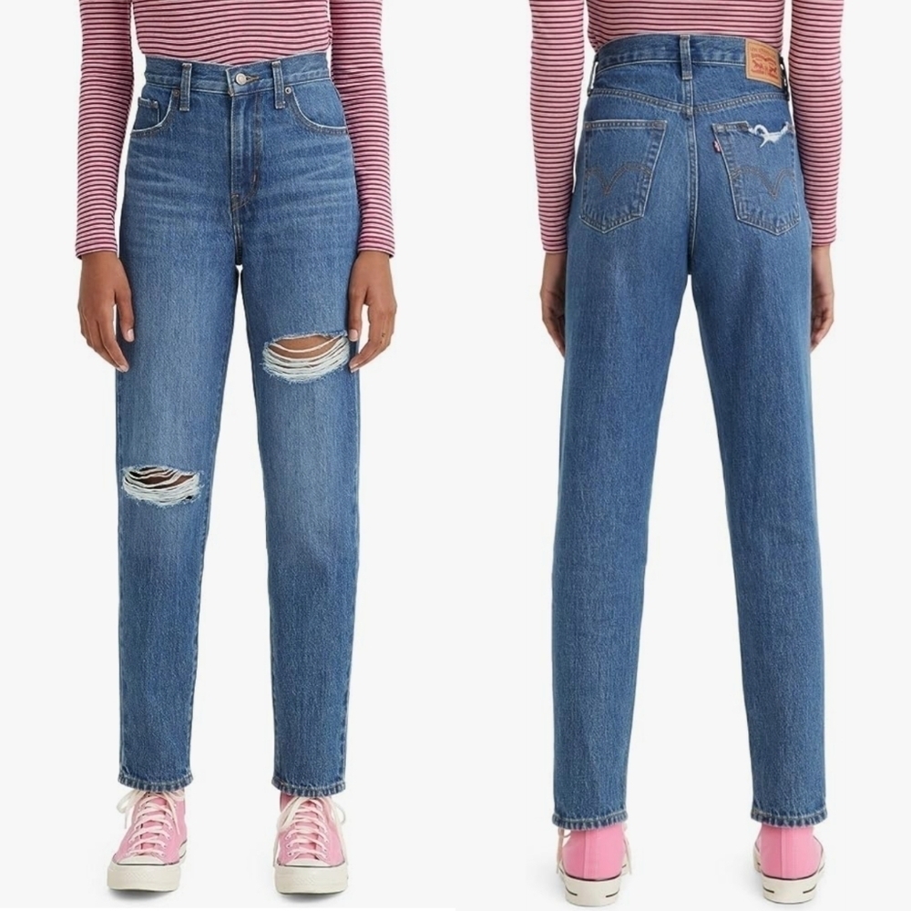 Levi's high-waisted mom jean